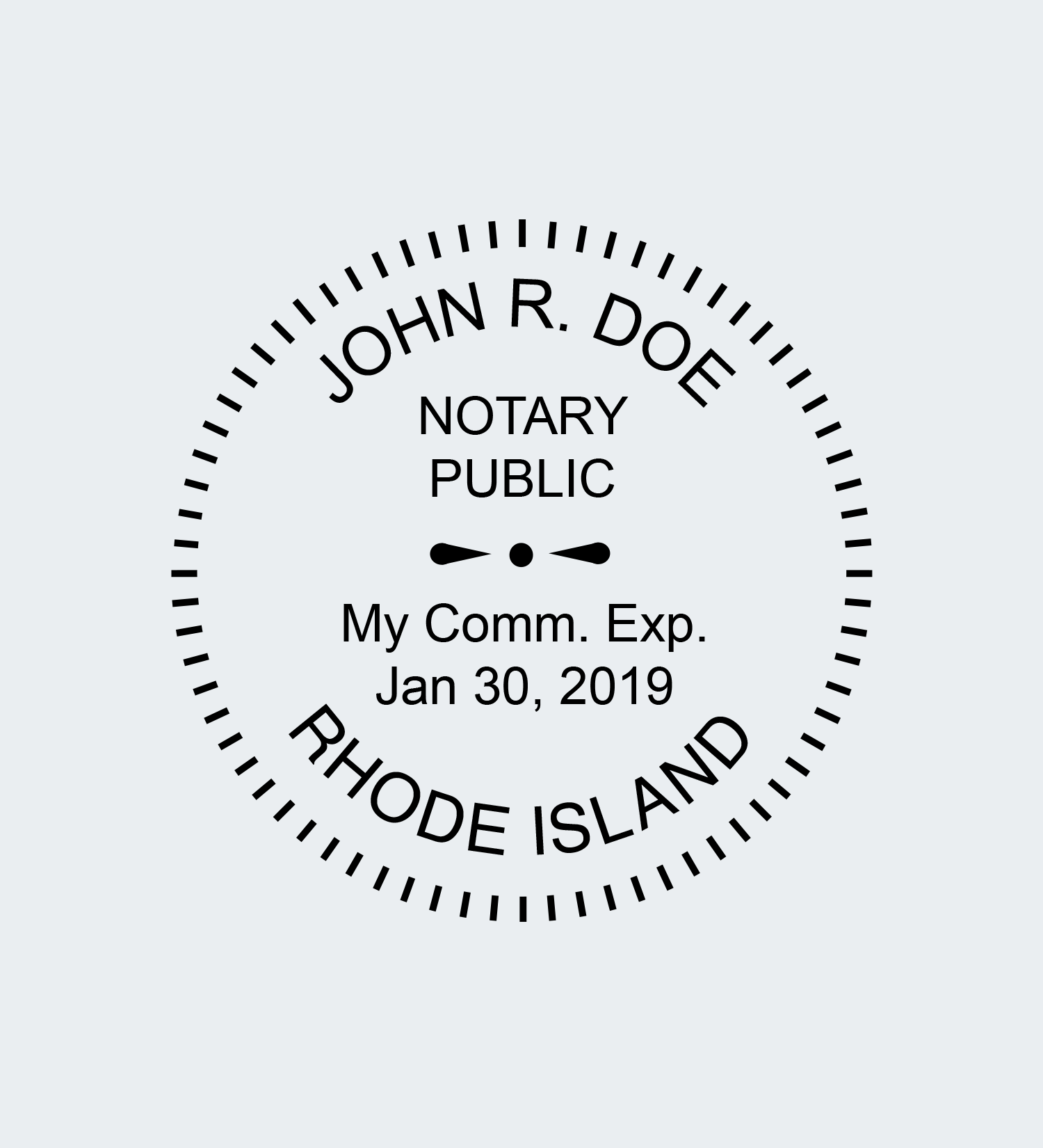 Rhode Island Notary Seals NNA