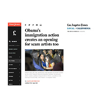 Obama's immigration action creates an opening for scam artists too