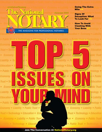 The National Notary - November 2009