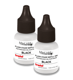 Re-Inking Fluid for Pre-Inked Stamps - Black