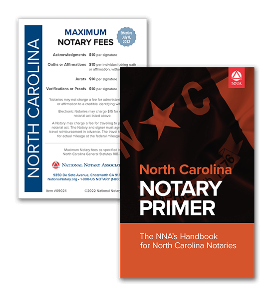 North Carolina Primer & Fee Schedule Bundle | NNA