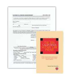 California Notary Certificates | NNA