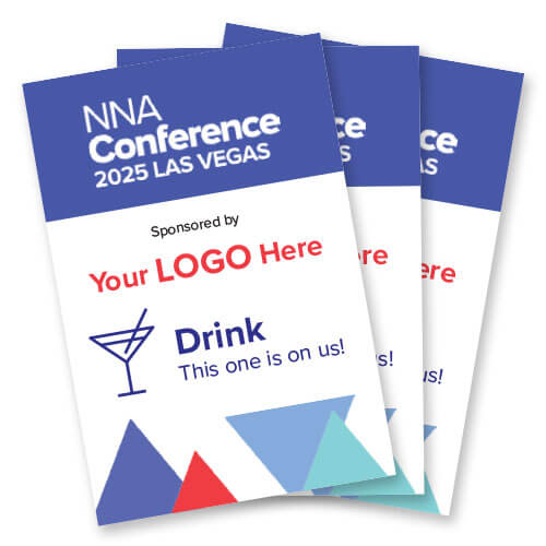 NNA Conference Sponsored Items drink tickets