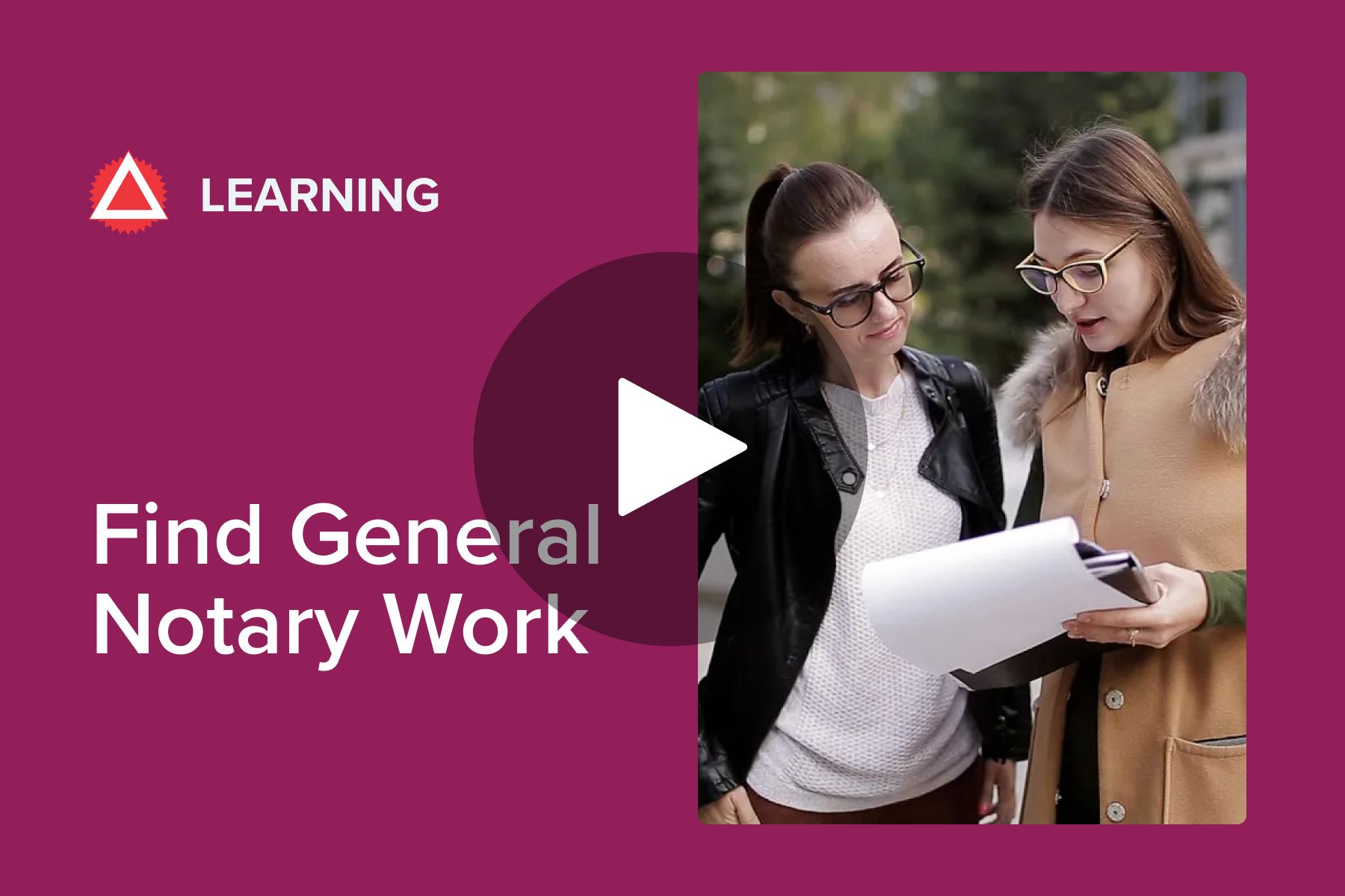 Thumbnail for Finding General Notary Work video