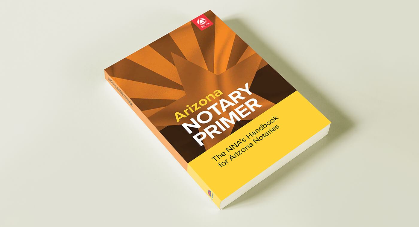 Cover of the Arizona Notary primer book