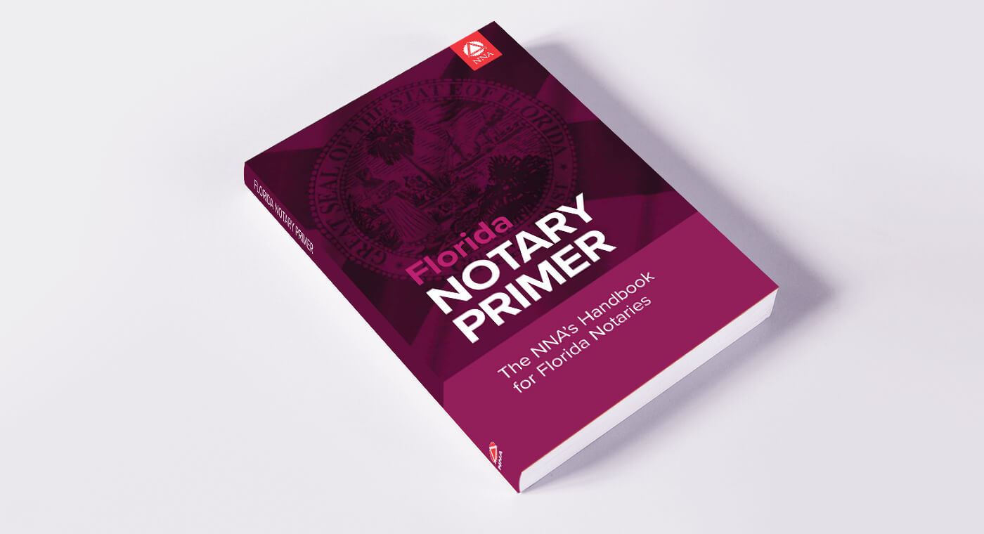 Cover of the Florida Notary primer book