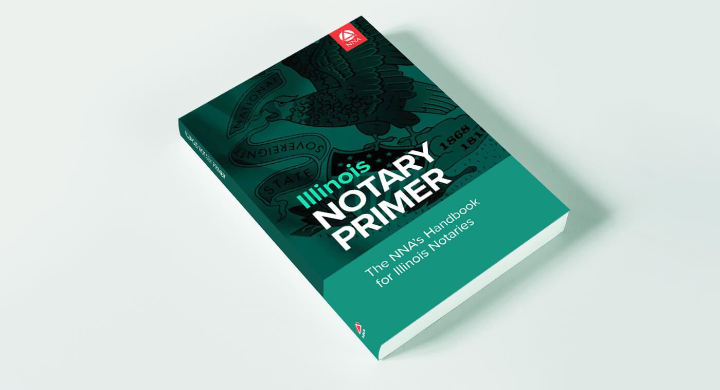 Cover of the Illinois Notary primer book